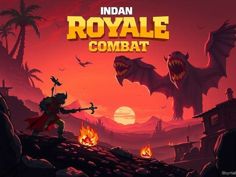 ScarFall The Royale Combat गेमप्ले स्क्रीनशॉट