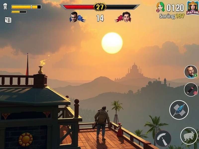 ScarFall The Royale Combat गेमप्ले स्क्रीनशॉट