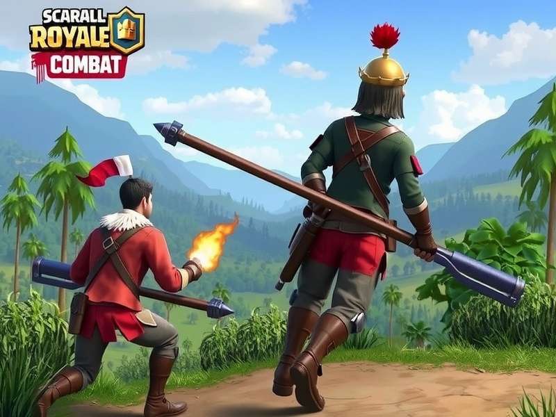 ScarFall The Royale Combat गेमप्ले स्क्रीनशॉट