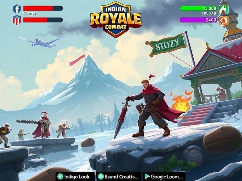 ScarFall The Royale Combat गेमप्ले स्क्रीनशॉट