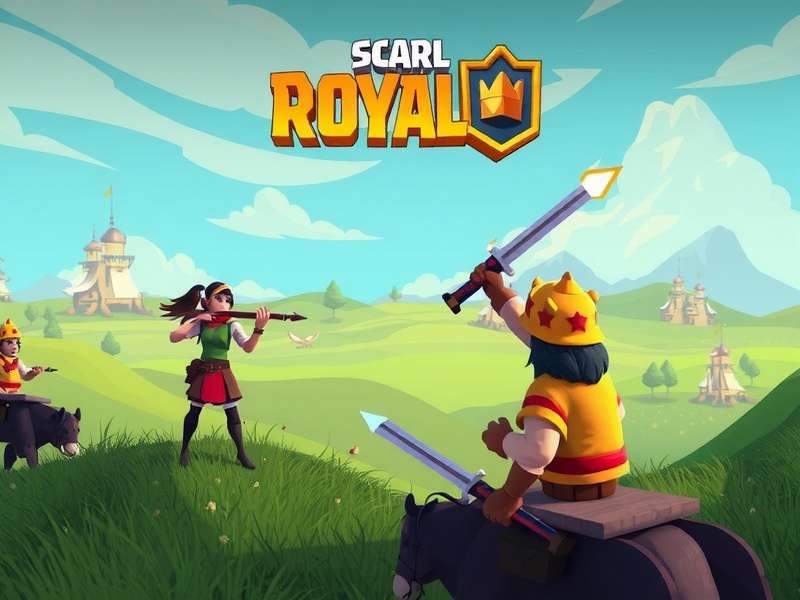ScarFall The Royale Combat गेमप्ले स्क्रीनशॉट