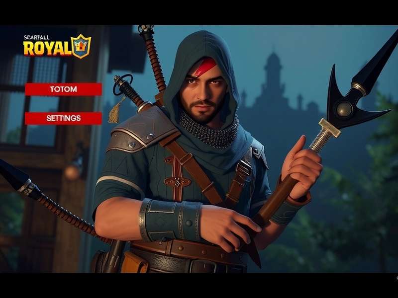 ScarFall The Royale Combat गेमप्ले स्क्रीनशॉट