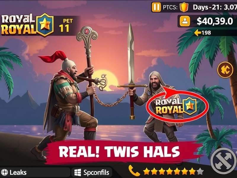 ScarFall The Royale Combat गेमप्ले स्क्रीनशॉट