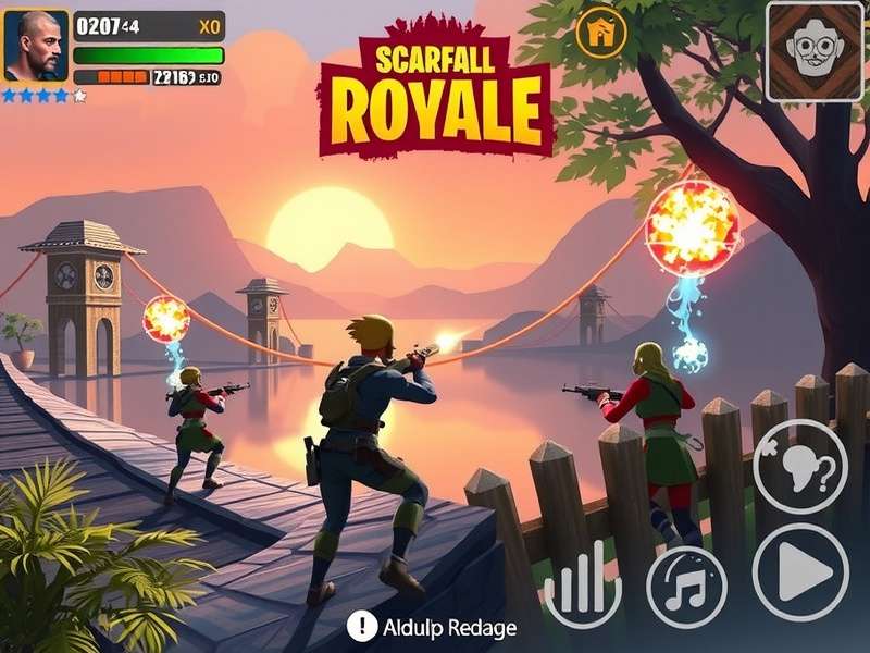 ScarFall The Royale Combat Android Gameplay Screenshot