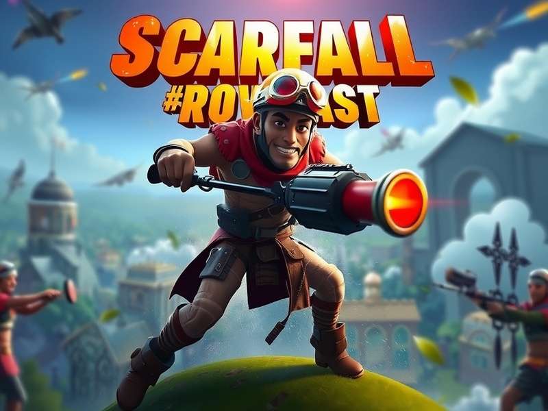 ScarFall The Royale Combat Android गेमप्ले स्क्रीनशॉट