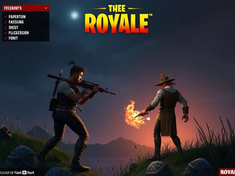 ScarFall The Royale Combat गेमप्ले स्क्रीनशॉट