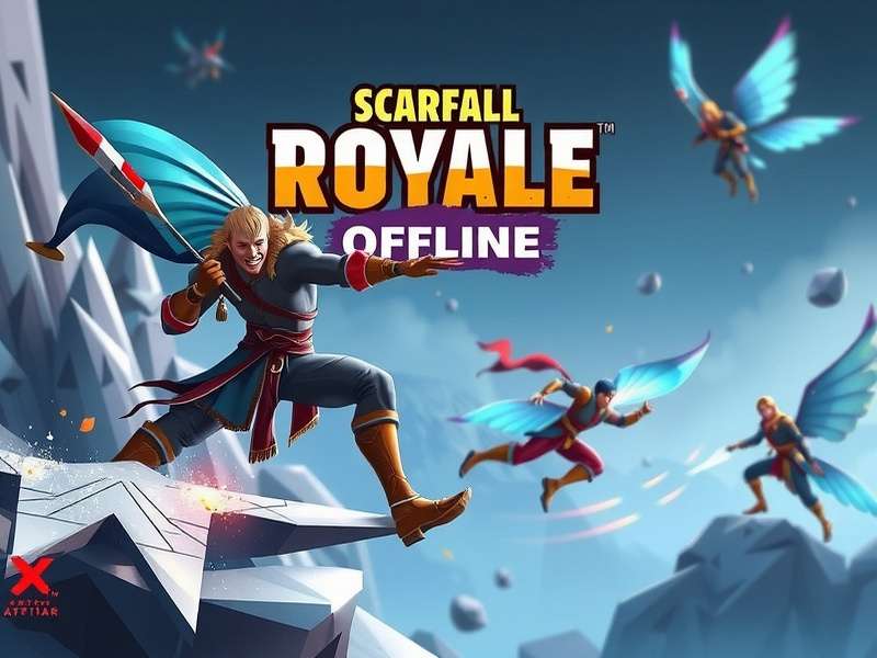 ScarFall The Royale Combat गेमप्ले स्क्रीनशॉट