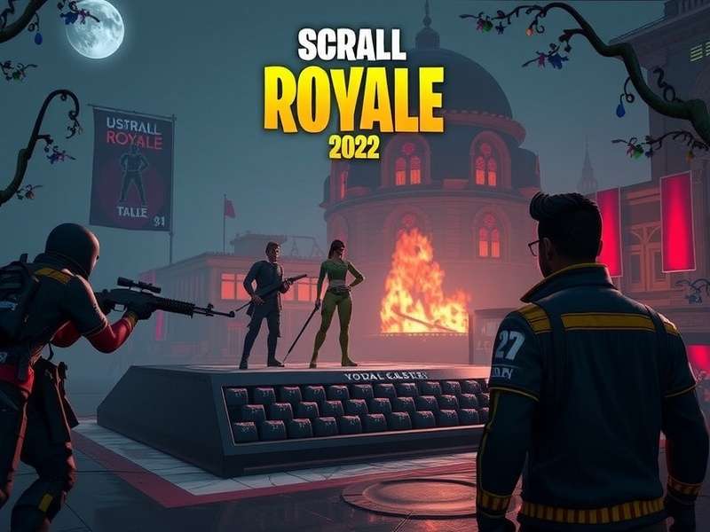 ScarFall The Royale Combat 2022 गेमप्ले स्क्रीनशॉट