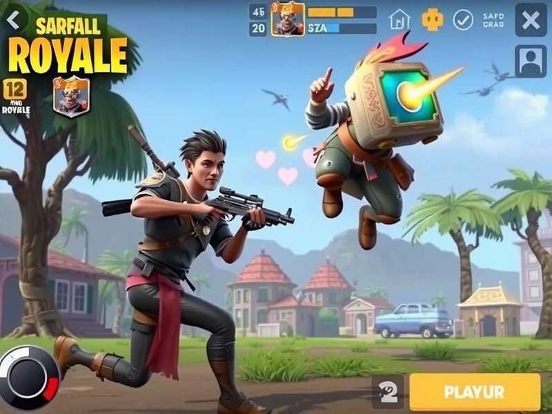 ScarFall The Royale Combat Android Gameplay 2023 स्क्रीनशॉट