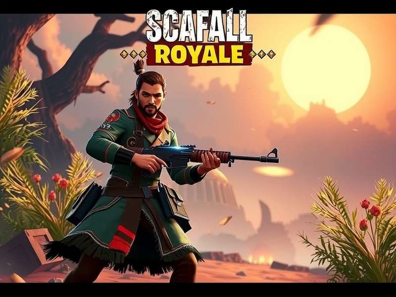 ScarFall The Royale Combat गेमप्ले स्क्रीनशॉट
