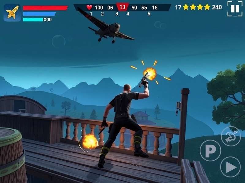 ScarFall The Royale Combat Android गेमप्ले स्क्रीनशॉट