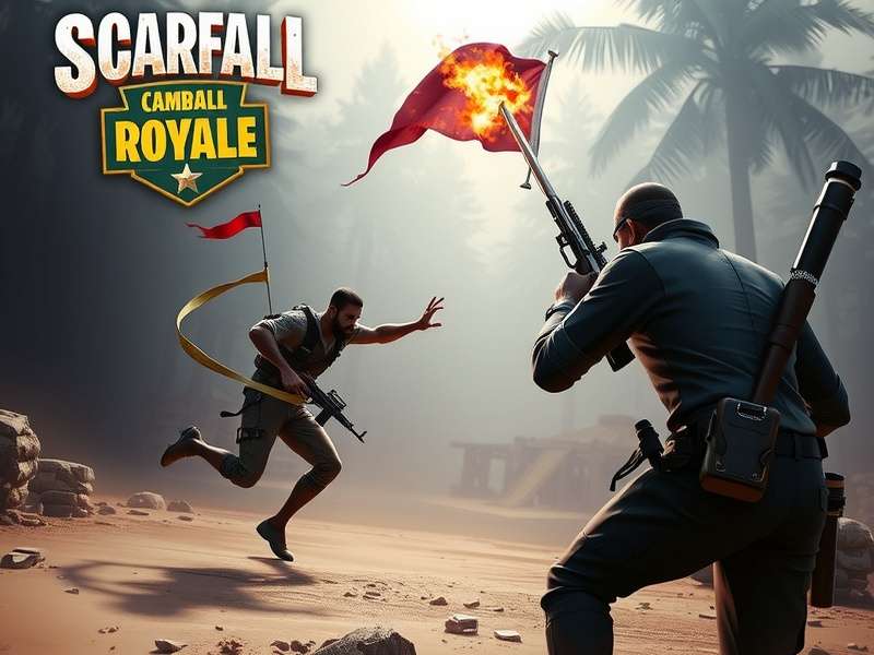 ScarFall The Royale Combat 2022 गेमप्ले स्क्रीनशॉट