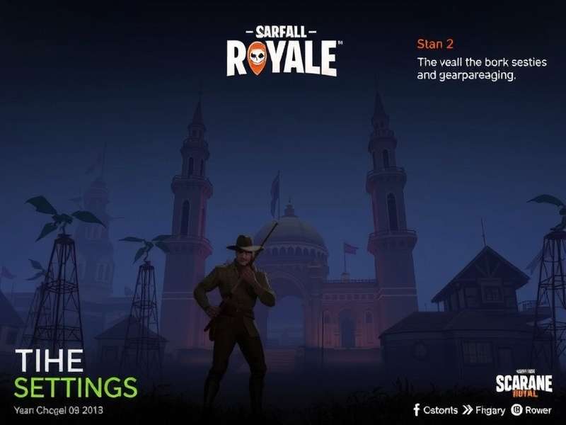 ScarFall The Royale Combat PC सेटिंग्स स्क्रीनशॉट
