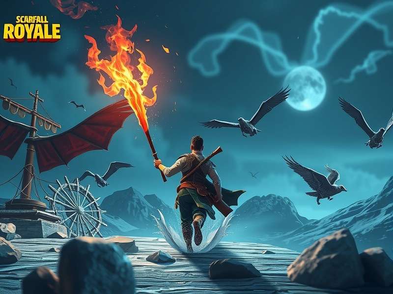 ScarFall The Royale Combat 2GB RAM गेमप्ले स्क्रीनशॉट