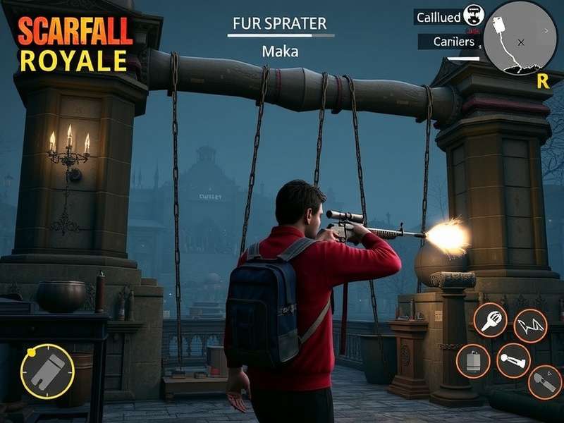 ScarFall The Royale Combat 2023 गेमप्ले स्क्रीनशॉट
