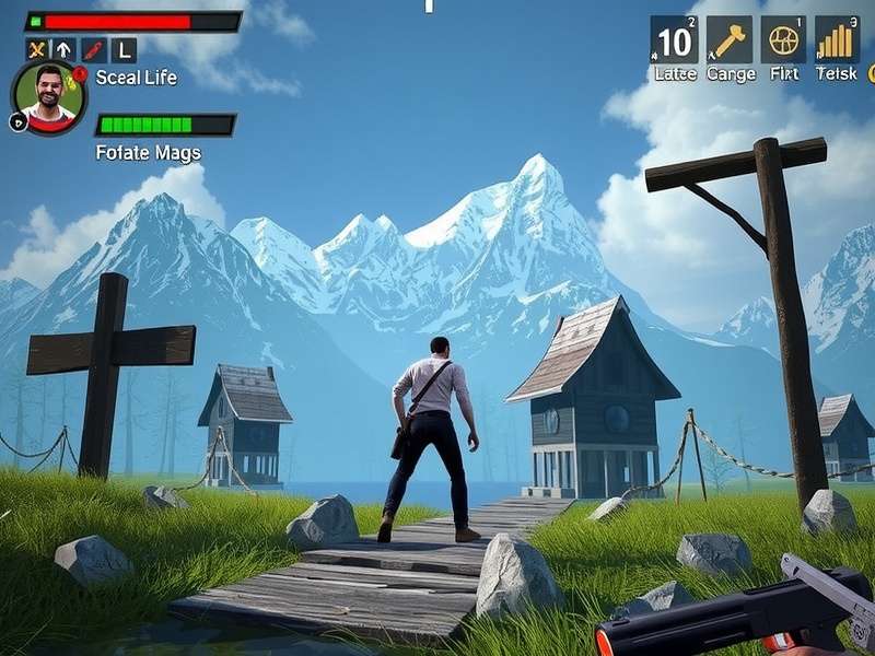 ScarFall The Royale Combat ऑफ़लाइन मोड गेमप्ले स्क्रीनशॉट