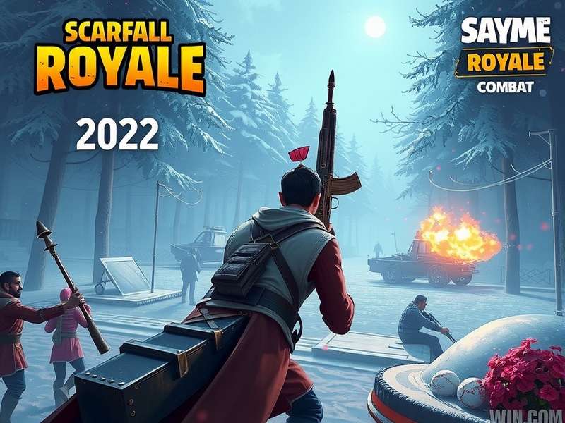 Scarfall The Royale Combat गेमप्ले स्क्रीनशॉट
