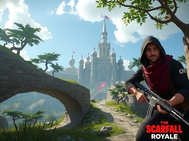 ScarFall The Royale Combat गेमप्ले स्क्रीनशॉट