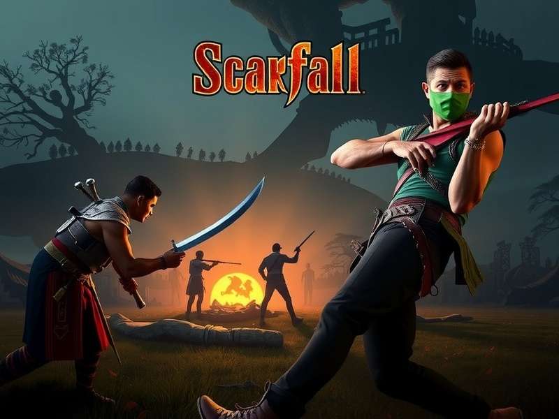 ScarFall The Royale Combat ऑफलाइन मोड गेमप्ले