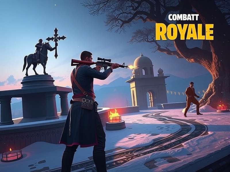 ScarFall The Royale Combat गेमप्ले स्क्रीनशॉट