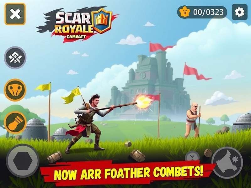 ScarFall The Royale Combat वेपन और गेमप्ले