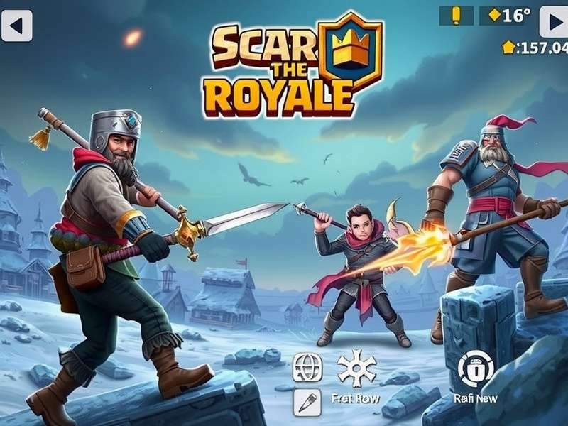 ScarFall The Royale Combat गेमप्ले स्क्रीनशॉट