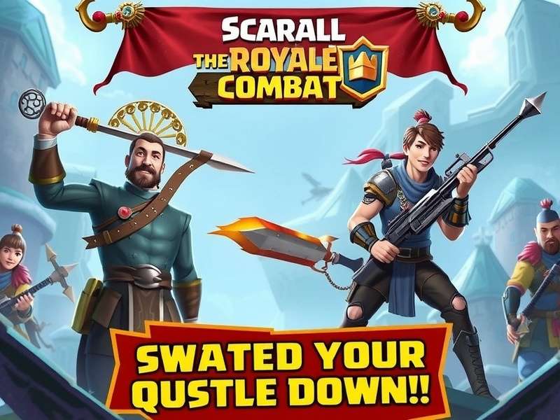 ScarFall The Royale Combat गेमप्ले स्क्रीनशॉट
