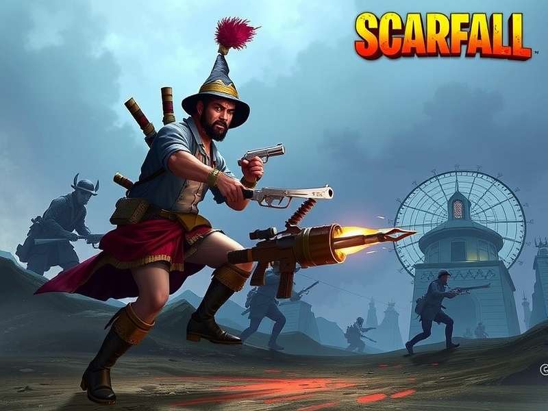 ScarFall The Royale Combat गेमप्ले स्क्रीनशॉट