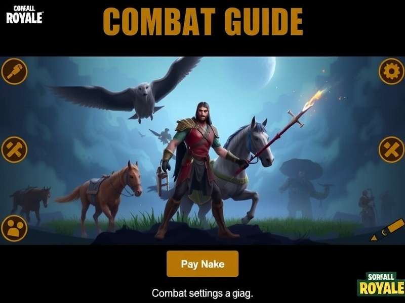 ScarFall The Royale Combat 4-अंगुली कंट्रोल लेआउट