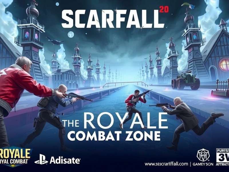 Visual comparison of ScarFall 2.0 and ScarFall The Royale Combat Zone gameplay