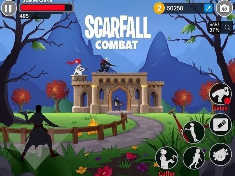 ScarFall The Royale Combat intense mobile gameplay action