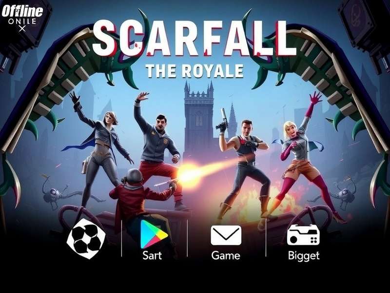 Scarfall The Royale Combat Offline Mode Gameplay Screenshot