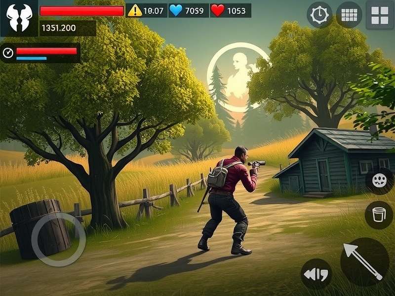 Scarfall The Royale Combat Android Gameplay Free Roam Screenshot