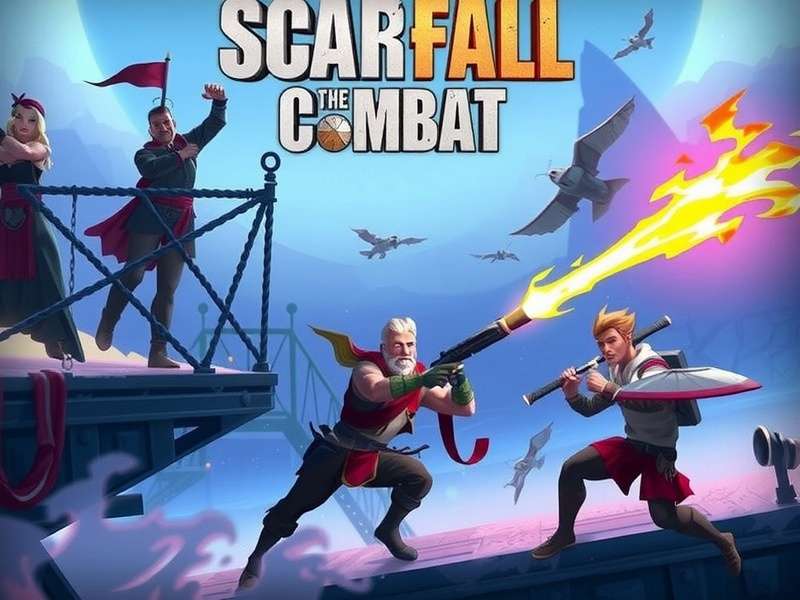 ScarFall The Royale Combat map strategy and rotation diagram