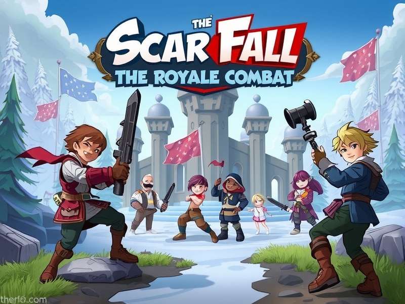 ScarFall The Royale Combat weapons and loot inventory screen