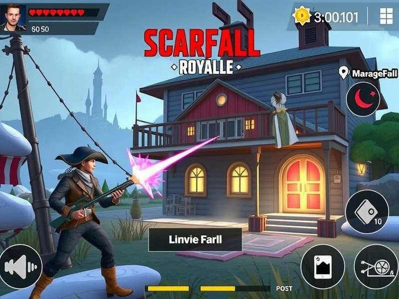 Scarfall The Royale Combat Gameplay Screenshot