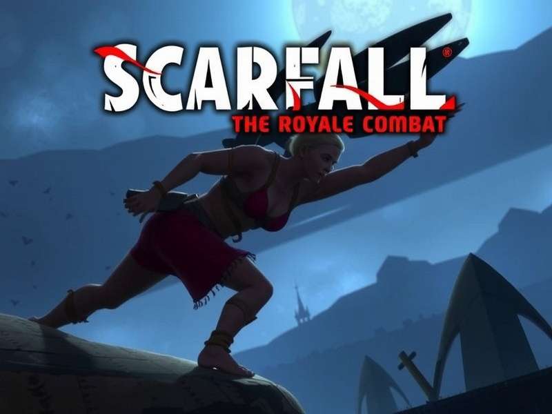 Scarfall The Royale Combat gameplay screenshot showing intense battle