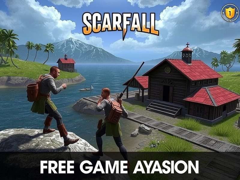 Scarfall The Royale Combat Android Gameplay Free Roam Mobile Interface