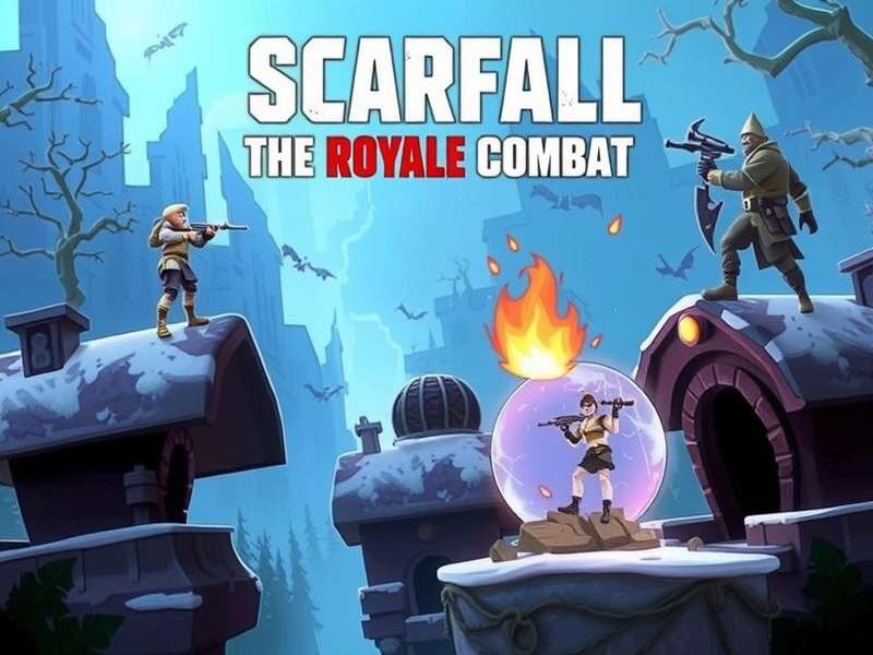 Scarfall The Royale Combat APK Download Interface