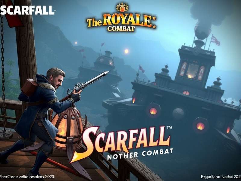 Scarfall The Royale Combat 2025 gameplay screenshot showing intense battle action