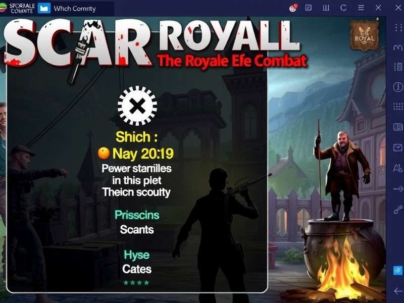 ScarFall The Royale Combat squad celebrating a Chicken Dinner victory