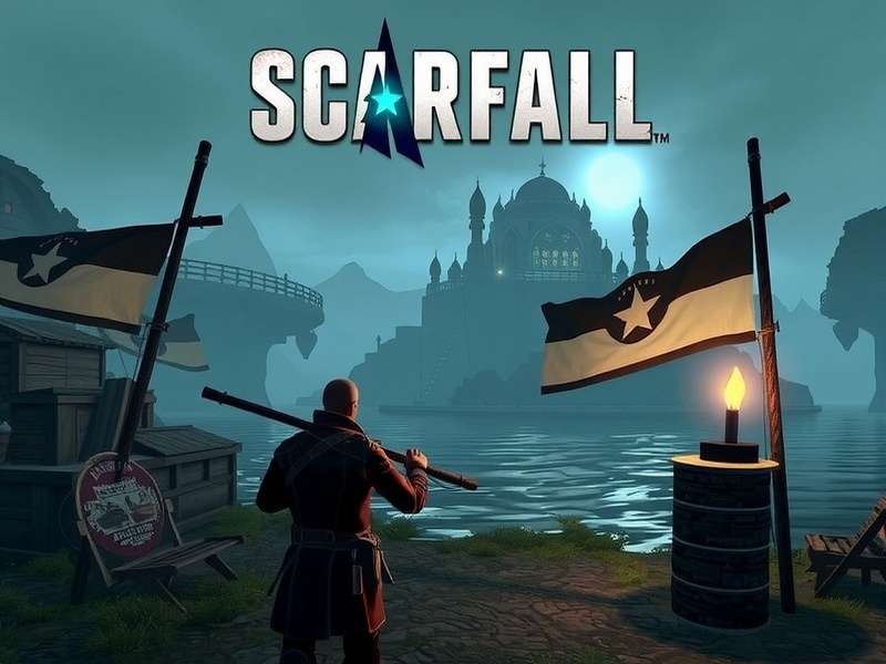 ScarFall The Royale Combat gameplay showcasing Indian-themed map locations