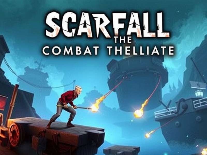 Scarfall The Royale Combat intense gameplay screenshot showing characters in combat