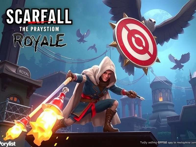 Scarfall The Royale Combat offline gameplay on a mobile device in an Indian setting