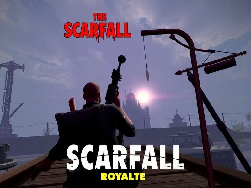 Scarfall The Royale Combat 2025 gameplay screenshot showing intense battle