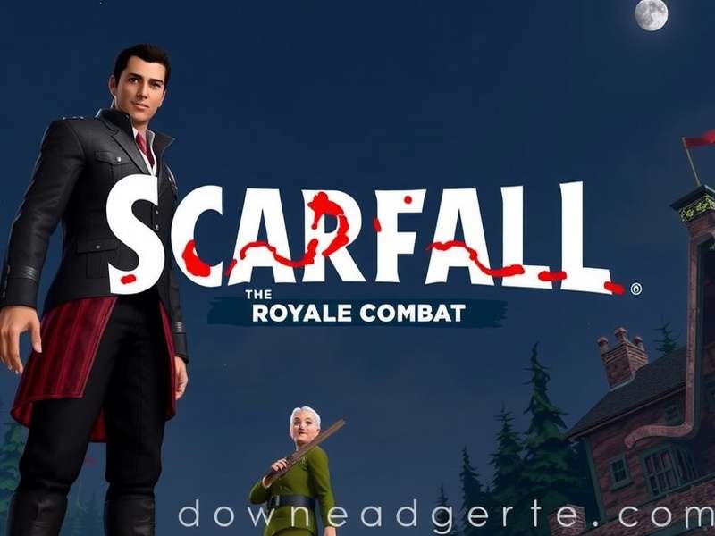 ScarFall The Royale Combat intense mobile gameplay screenshot showing character in combat