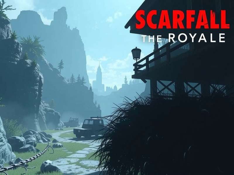 ScarFall The Royale Combat 2025 updated map showing new Ashen Ruins zone