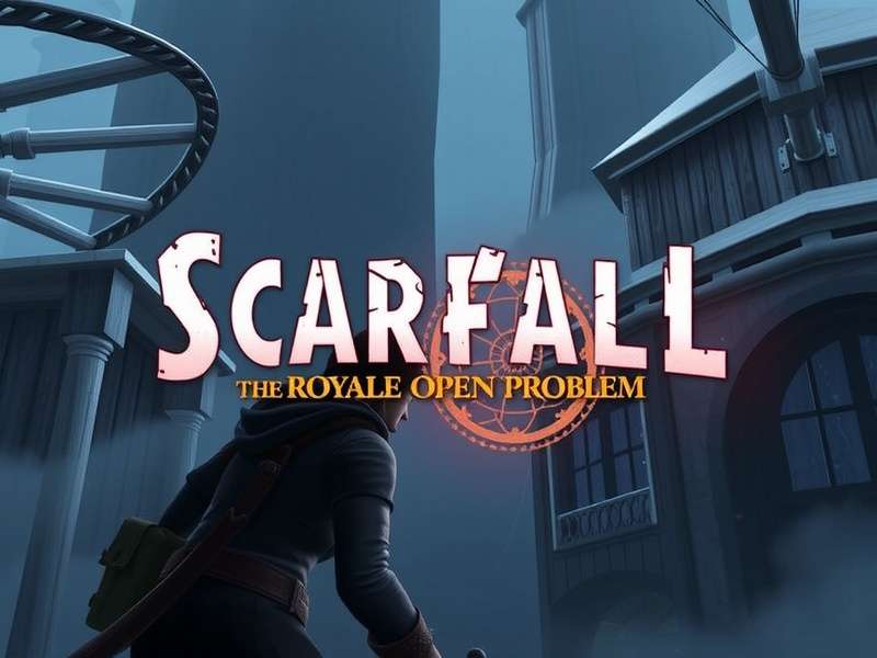 Scarfall The Royale Combat gameplay scene showing intense battle action