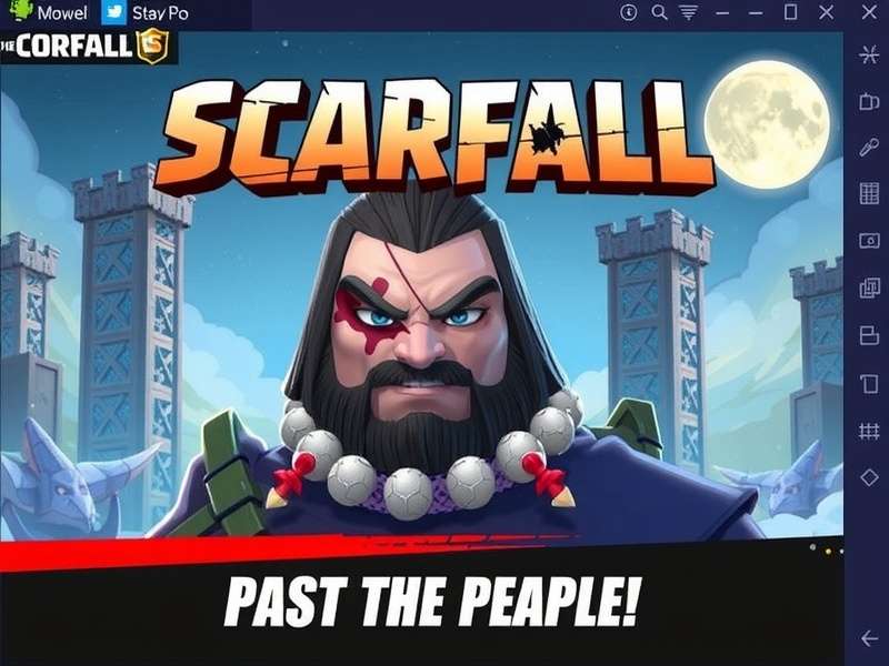 Scarfall The Royale Combat gameplay screenshot showing intense battle royale action