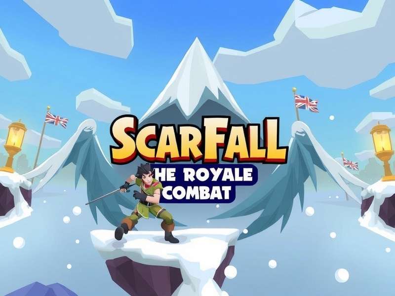 ScarFall The Royale Combat gameplay screenshot showing battle action